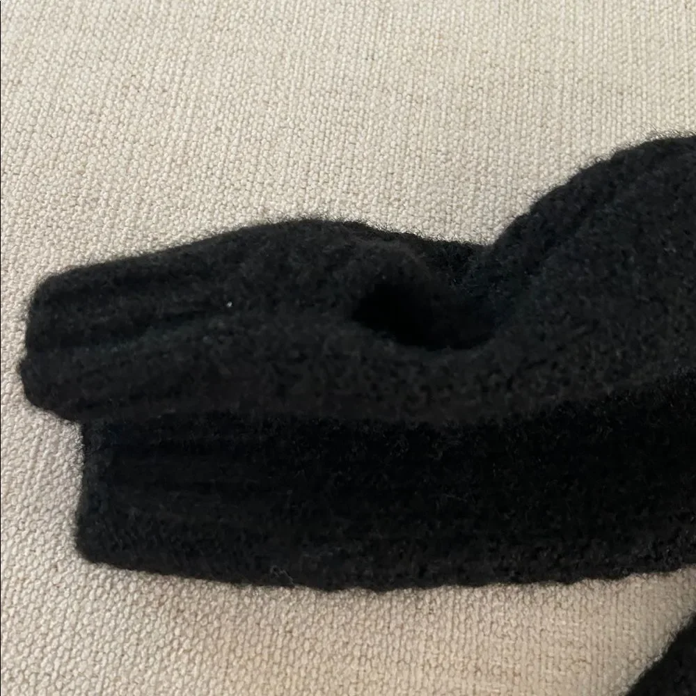 Free People Amour Knit Arm Warmers, Black, One size, NWOT
